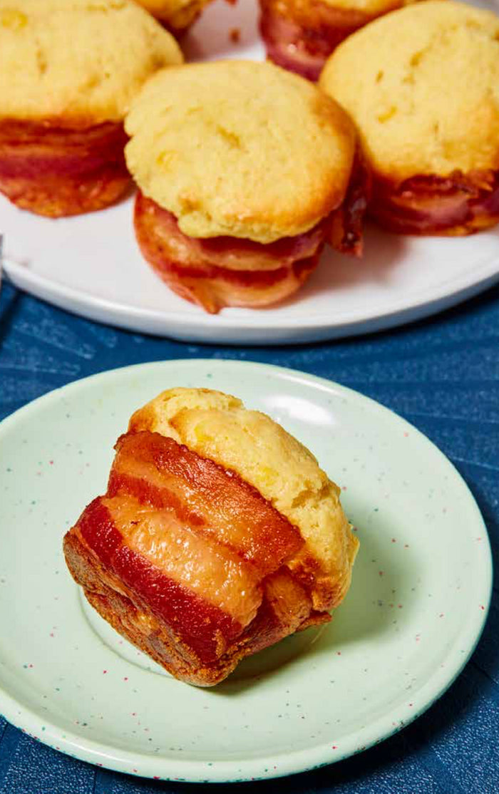 Bacon Cheddar Cornbread Muffins