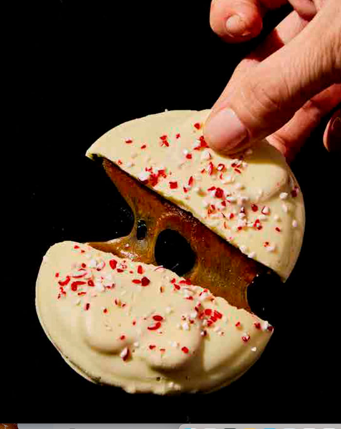 Bake Club Peppermint Bark Snaps
